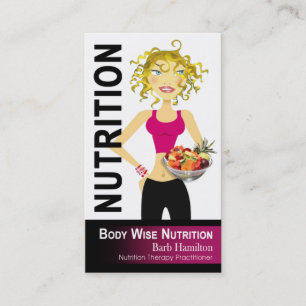 Nutritionist - custom order business card