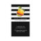 Nutritionist Fruits Logo - Black White Stripes