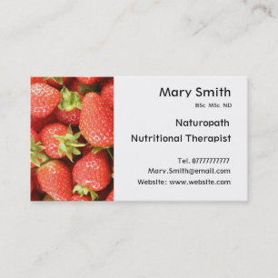 Nutritionist / Nutritional Therapist / Naturopath Business Card