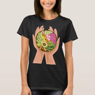 Nutritionist Salad for Dietician and Vegan 2 T-Shirt