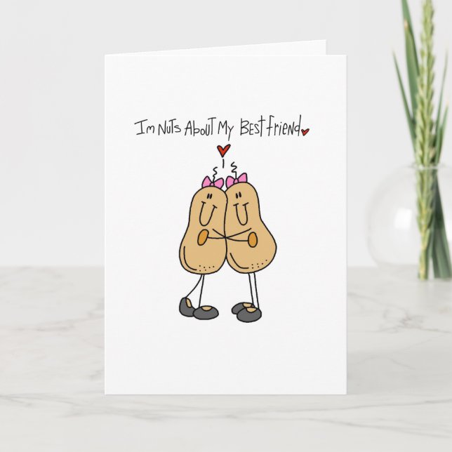 Nuts About Best Friend Card (Front)