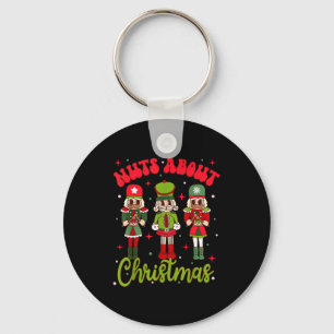 Nuts About Christmas Groovy Christmas Nutcracker S Keychain