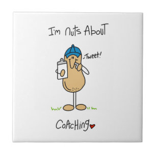 Nuts About Coaching T-shirts and Gifts Tile