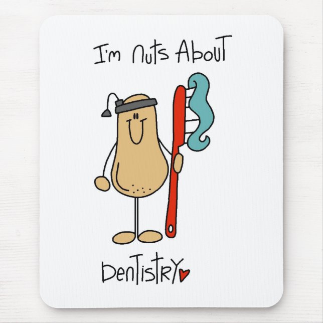 Nuts About Dentistry Mouse Pad (Front)