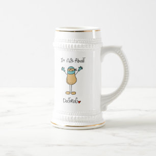 Nuts About Doctoring T-shirts and Gifts Beer Stein