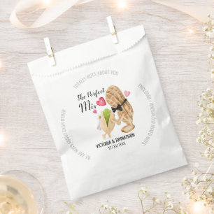 Nuts About Each Other Thank You Wedding Treat Favour Bag