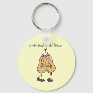 Nuts About My Best Friend T-shirts and Gifts Keychain