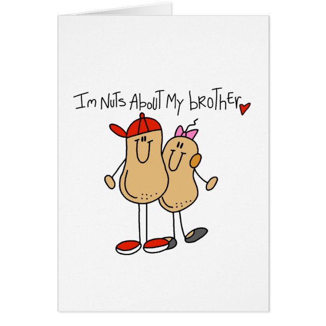 Nuts About My Brother T-shirts and Gifts (Front)