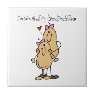 Nuts About My Granddaughter T-shirts and Gifts Tile