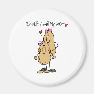 Nuts About My Mom-Girl Magnet