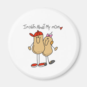 Nuts About My Mom-Son Magnet