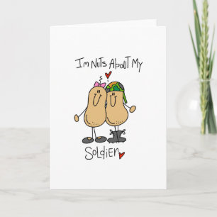 Nuts About My Soldier Card