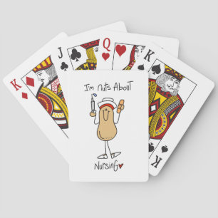 Nuts About Nursing T-shirts and Gifts Playing Cards