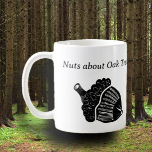Nuts about Oak Trees Acorn Coffee Mug