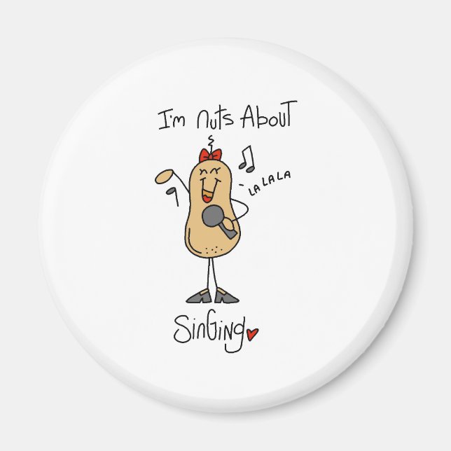 Nuts About Singing Magnet (Front)