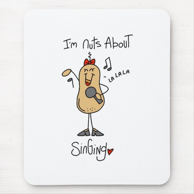 Nuts About Singing Mouse Pad (Front)