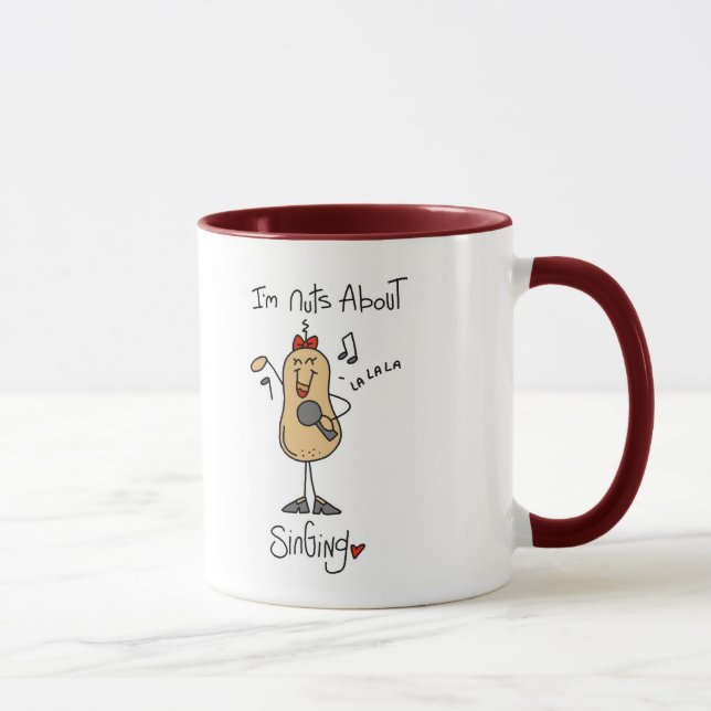 Nuts About Singing Mug (Right)