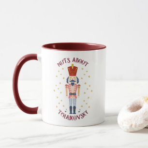 Nuts About Tchaikovsky Nutcracker Holiday Music Mug