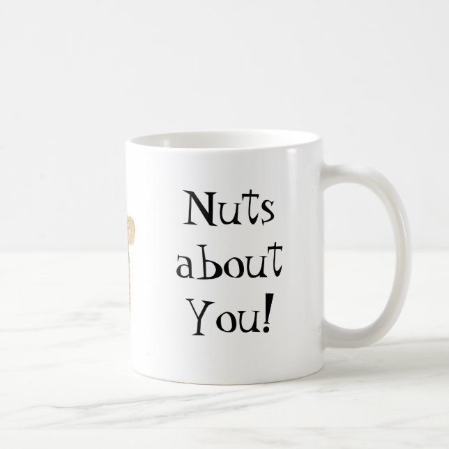 'Nuts about You!' Squirrel Mug (Right)