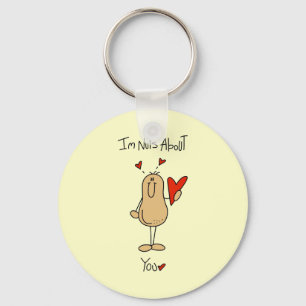 Nuts About You T-shirts and Gifts Keychain