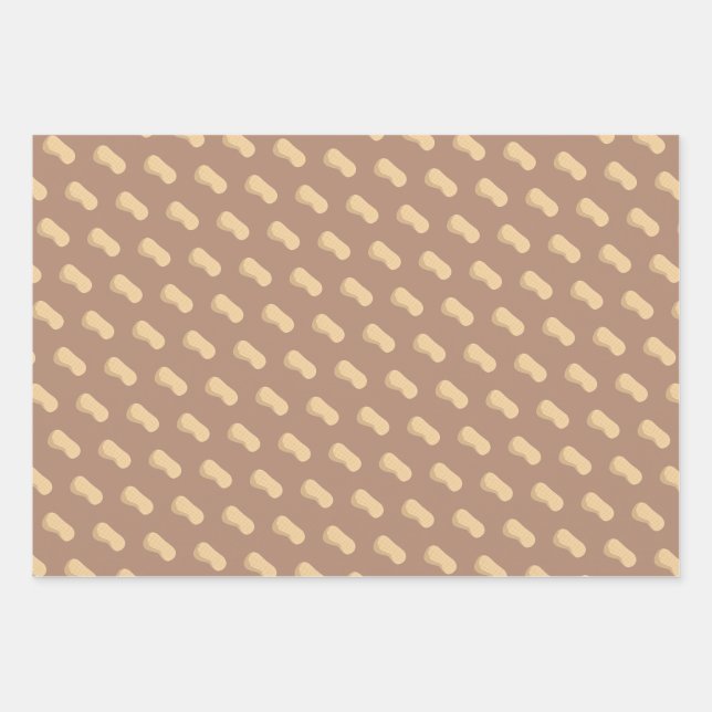Nuts about you Valentine Anniversary humour peanut Wrapping Paper Sheet (Front)