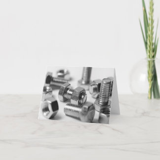 Nuts and Bolts Note Card