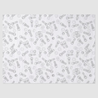 Nuts and bolts tissue paper