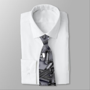 Nuts and Screws Construction Home Repair Necktie