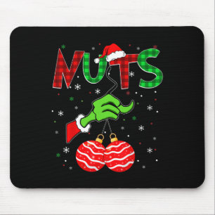 Nuts Christmas Xmas Santa Men Women Adult Couple M Mouse Pad
