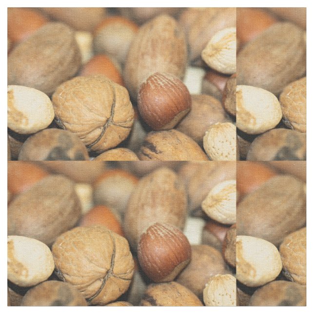Nuts Fabric (Close Up)