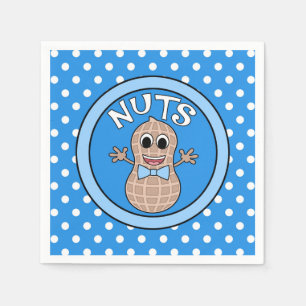Nuts or No Nuts gender reveal napkins