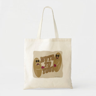 Nuts To You Fun Almont Cartoon Art Tote Bag