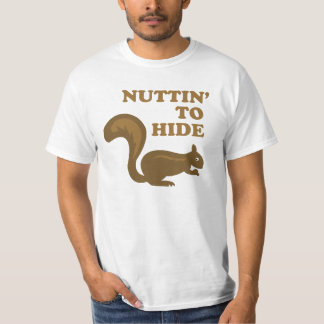 Nuttin pour cacher le T-shirt d'écureuil