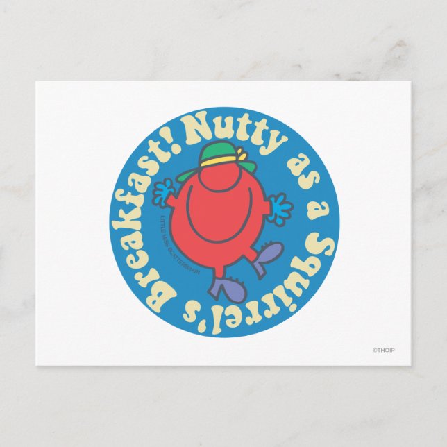 Nutty as a Squirrel's Breakfast! Postcard (Front)