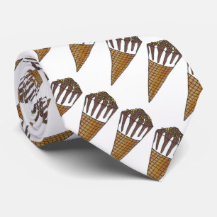 Nutty Buddy Vanilla Ice Cream Cone Tie