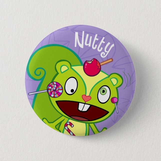 Nutty Cute Button (Front)