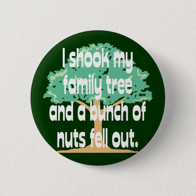 Nutty Family 2 Inch Round Button (Front)