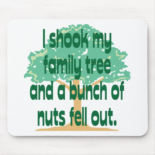 Nutty Family Mouse Pad (Front)