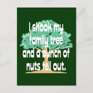 Nutty Family Postcard