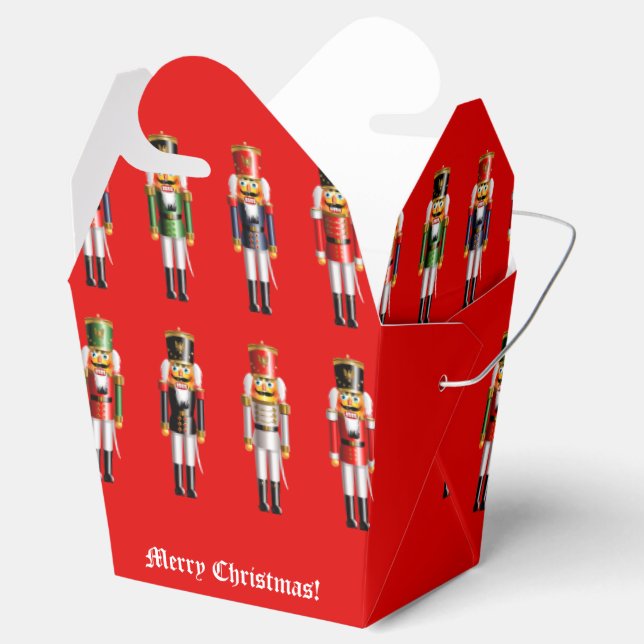 Nutty Nutcrackers Army Favor Box (Opened)