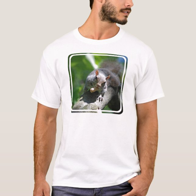 Nutty Squirrel Men's T-Shirt (Front)