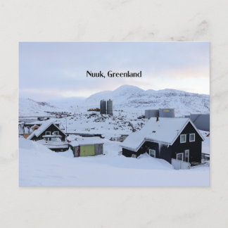 Nuuk, Greenland landscape photograph Postcard