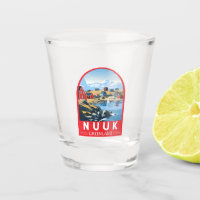 Nuuk Greenland Travel Art Vintage