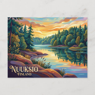 Nuuksio National Park Finland Postcard