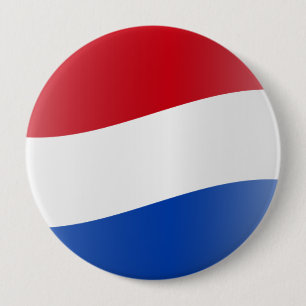 Nuvola Dutch, Netherlands 4 Inch Round Button