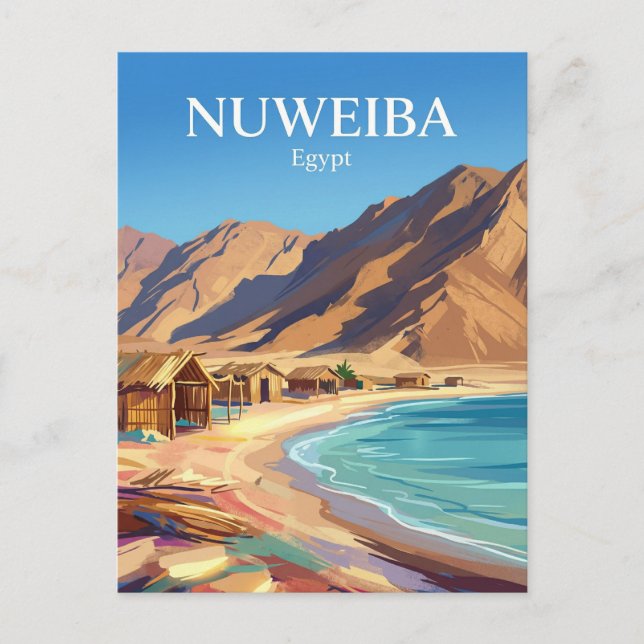 Nuweiba Egypt Postcard (Front)