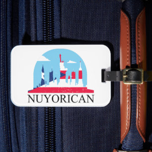 Nuyorican Pride New York Puerto Rico Heritage Luggage Tag