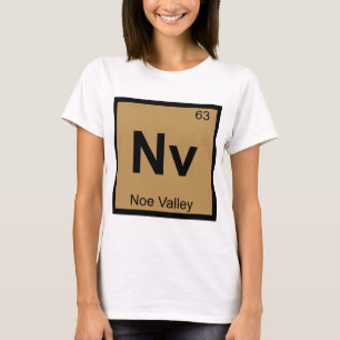 Nv - Noe Valley San Francisco Chemistry Symbol T-Shirt