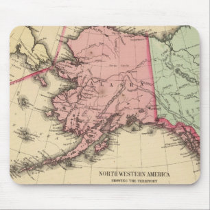 NW America Map by Mitchell Mouse Pad