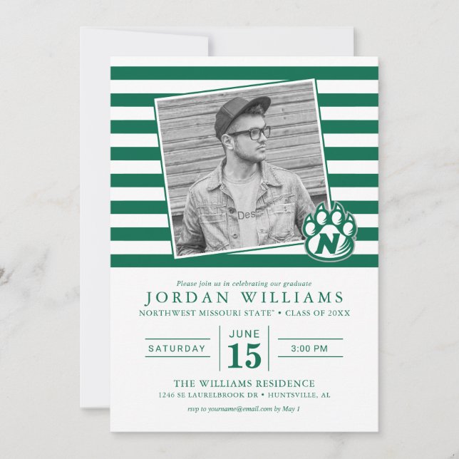 NW Missouri State Graduate Announcement (Front)